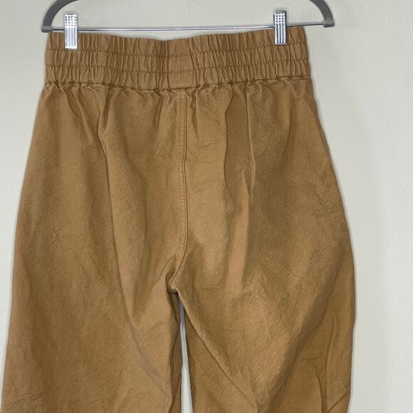 Everlane Gold Wide Leg Pants with Elastic Waistband - Picture 7 of 9
